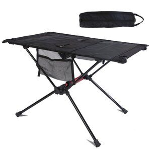 Portable Folding Camping Table Foldable Beach Table Aluminum Alloy Frame
